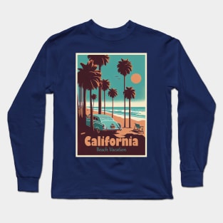 California - Beach Paradise Long Sleeve T-Shirt